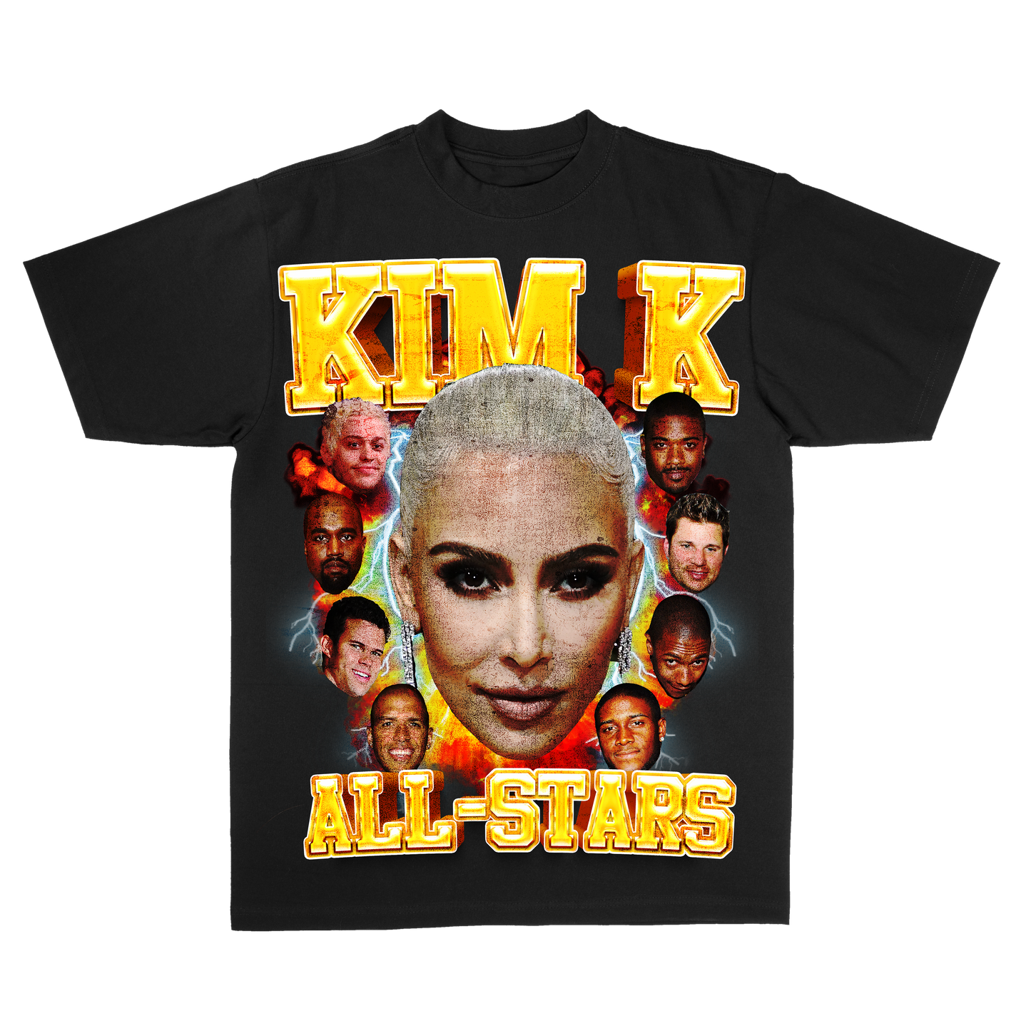 KIM K ALL STARS TEE - BLACK