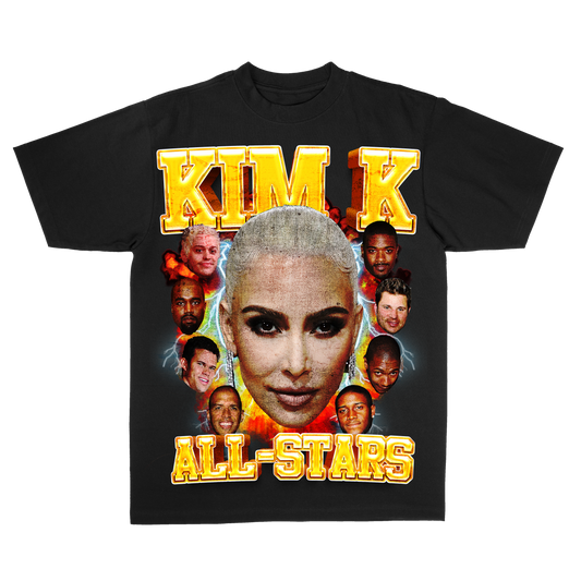 KIM K ALL STARS TEE - BLACK